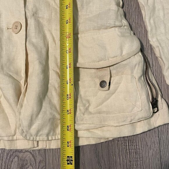 Ralph Lauren Linen utility button down size 8 - Picture 6 of 7